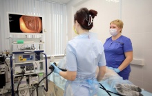 Эндоскопия толстого кишечника перед проведением полипэктомии